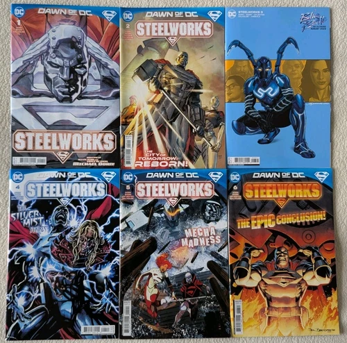 DC Steelworks #1-6 COMPLETE SET, 1sts - John Henry Irons - Michael Dorn!! 2023