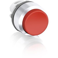 1pc ABB MP3-30R Modular Series, Red Push Button Head, Momentary, 22mm Cutou