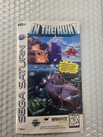 Sega Saturn In The Hunt CIB Complete W/ Register Card