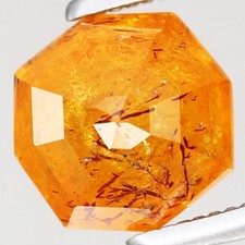 2.36ct 6.7x6.5mm Octagon Fancy Cut Natural Unheated Namibian Spessartite Garnet✨