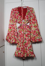 Mac Duggal Floral Cutout Bell Mini Dress Size 0