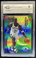 1999-00 Skybox EX Kevin Garnett #42 Timberwolves BCCG 9