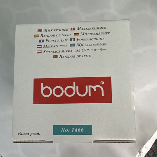 Bodum Aerius Milk Frother 1466 Coffee Cappuchino Glass Made in Germany Barista - Picture 6 of 7