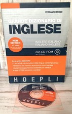 GRANDE DIZIONARIO DI INGLESE Picchi HOEPLI 2006 + CD Rom