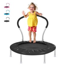 36Inch Kids Trampoline for Toddlers with Handle, Indoor Mini Rebounder Trampo...
