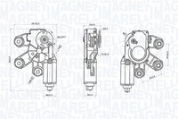 Magneti Marelli Wischermotor Hinten U.A. FüR Porsche, VW