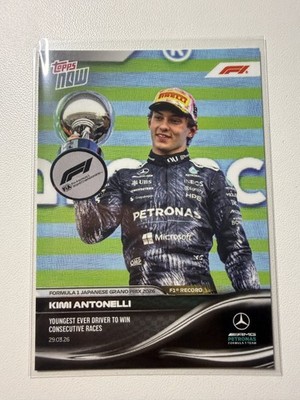 2026 Topps Kimi Antonelli - Youngest Driver To Win Consecutive Races #22