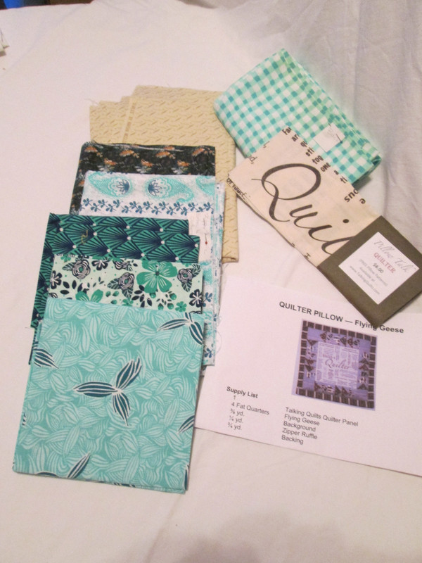 Pillow Talk "Quilter" Pillow Kit - Includes Panel & Instructions