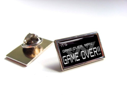 ALIEN ALIENS HUDSON QUOTE "IT'S GAME OVER, MAN" LAPEL PIN BADGE TIE PIN ...