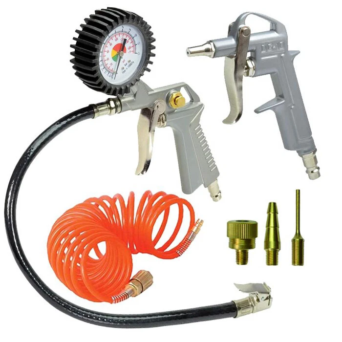 MELPRISU Kit 17 Pezzi Utensili Per Aria Compressa - Tubo In PVC E Accessori Per Compressore