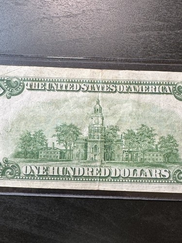 1934 $100 One Hundred Dollar Federal Reserve Currency Note Chicago G01023006A - Picture 7 of 8