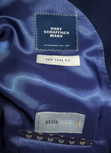 NW0T Men's 46R Hart Schaffner Marx New York Fit Reda Flexo Sport Coat Blazer - Picture 5 of 10