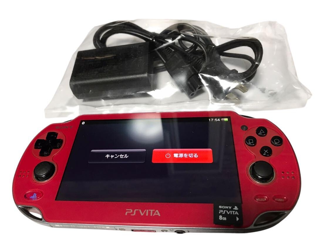 SONY - SONY PlayStationVITA 本体  PCH-1000 ZA03 SONY PlayStation Vita PCH 1000 ZA03 Cosmic Red Console w