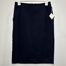 Women's Ponte Pencil Skirt - A New Day Federal Blue 12