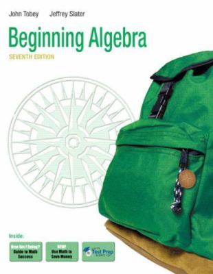 Beginning Algebra by Tobey Jr., John Jr