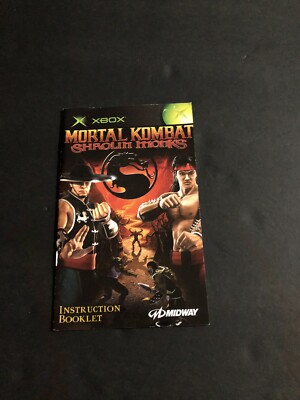 mortal kombat shaolin monks xbox Manual Only