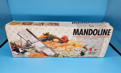 Mandoline Stainless Steel #20638CHB Chef Grade France Used Open Box, Bron Coucke