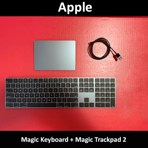 Apple Magic Trackpad 2 + magic Keyboard with Numeric Keypad Bundle (Space Gray) - Photo 1/1