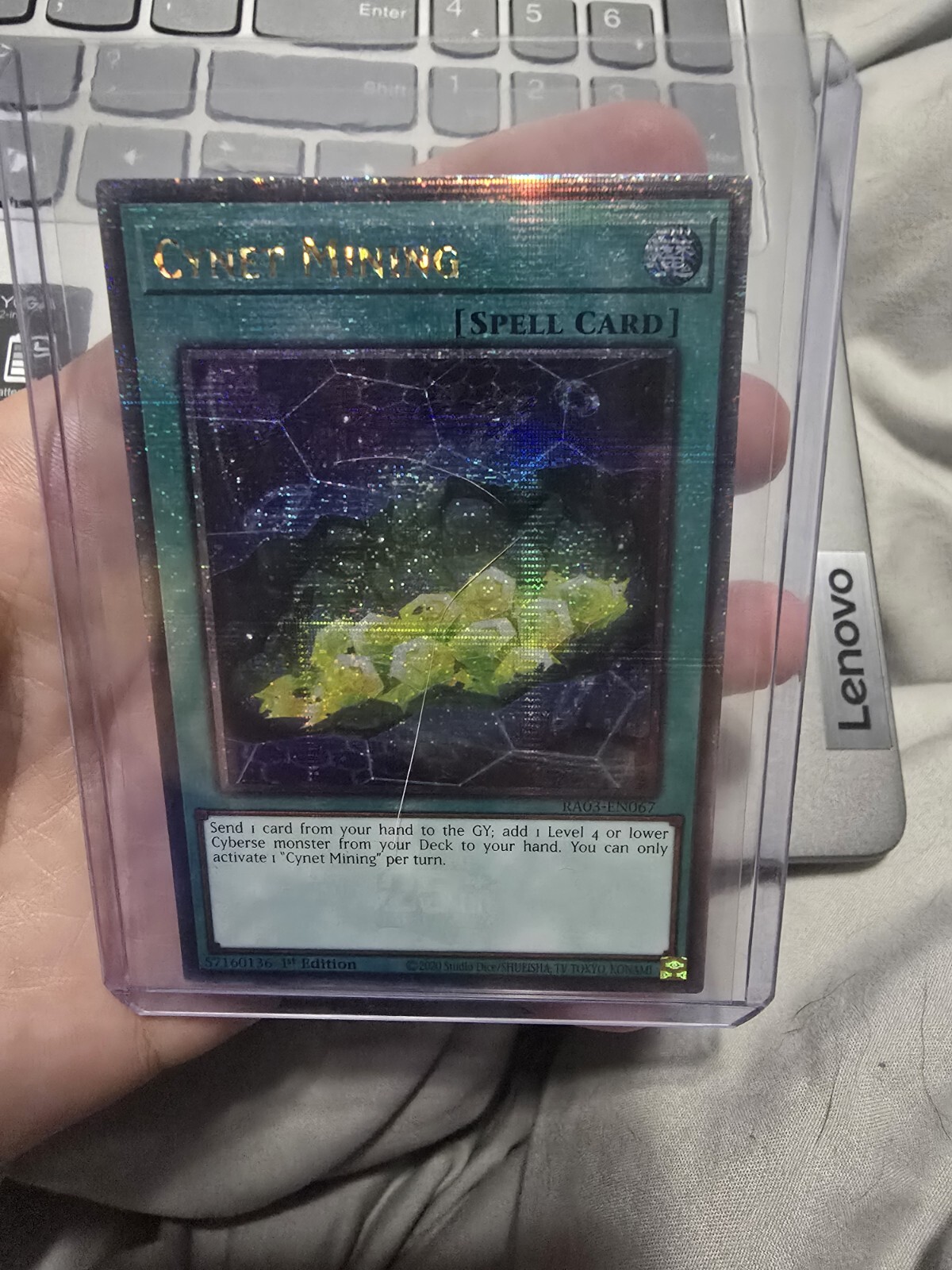 Cynet Mining (Quarter Century Secret Rare) RA03-EN067 Quarter Century Bonanza...