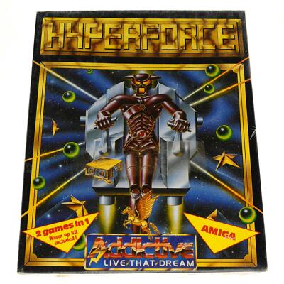 Brand New! AMIGA ''HYPERFORCE'' Factory Sealed COMPUTER GAME Addictive Games, 1989