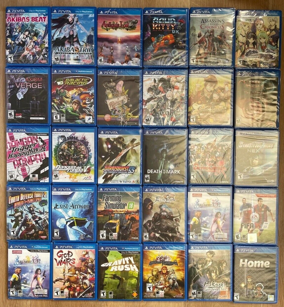 Colección de juegos de PS Vita sellada de fábrica muchos títulos raros y excelentes, por favor leer desc