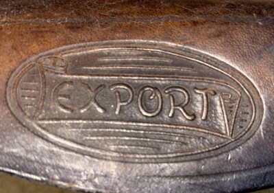 SELLE D'EXPORTATION SAN MARCO CUIR VINTAGE années 50 années