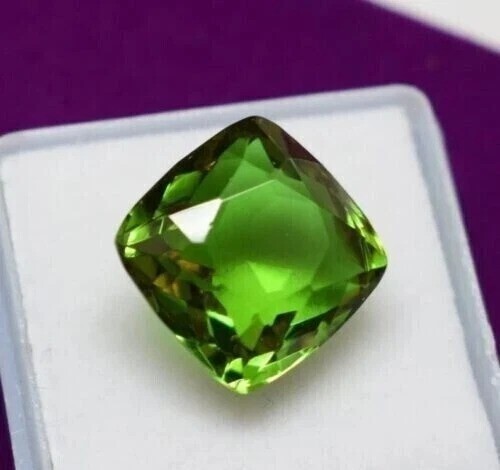 REAL-GEMS 93.75 Carat Color Changing Alexandrite Crystal - Cushion Shape Healing Stone, 29x26x14mm - View #4