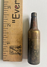Vintage Lighter Bottle KEM Trench Design Pat. Applied For Made In USA 3 inch