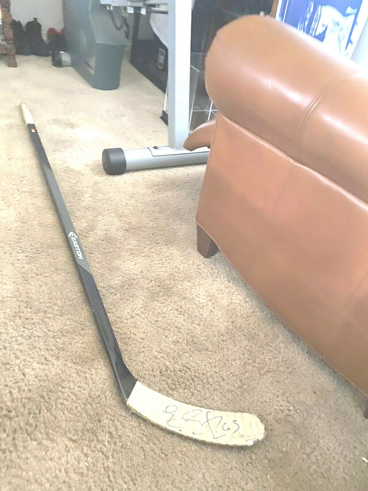 Emerson Etem Anahiem Ducks Signed Game Used Easton V9 Hockey Stick COA eBay