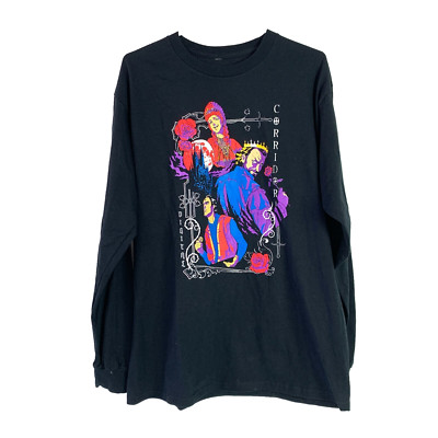 Corridor Digital Anime Black Long Sleeve Crew Shirt T-Shirt Tee Chest 44''