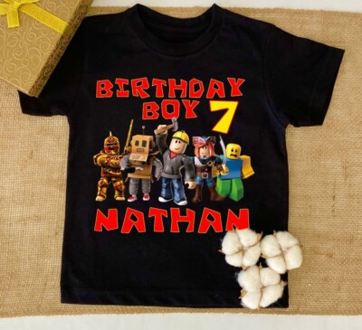 Custom Roblox Game Birthday Shirt, Roblox T-shirt, Roblox Family