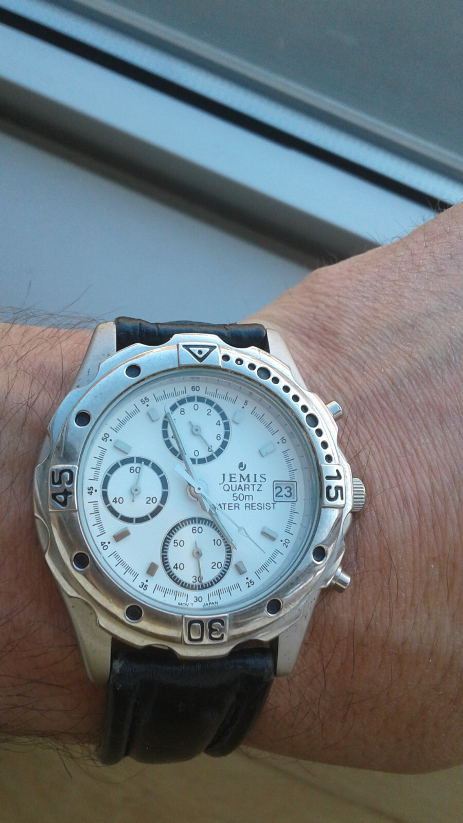 Imagen 7 - Jemis CHRONOGRAPH HUR977W VINTAGE COLLECTION NOS MONTRE WATCH JAPAN MADE 90's