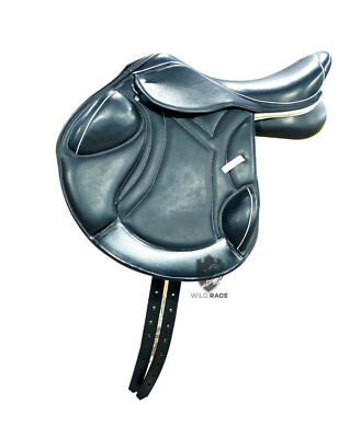 WILDRACE Jumping Close Contact Leather saddle Change Gullets