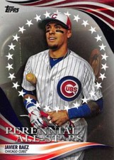 2019 Topps Update Perennial All-Stars #PAS-44 Javier Baez Chicago Cubs Baseball