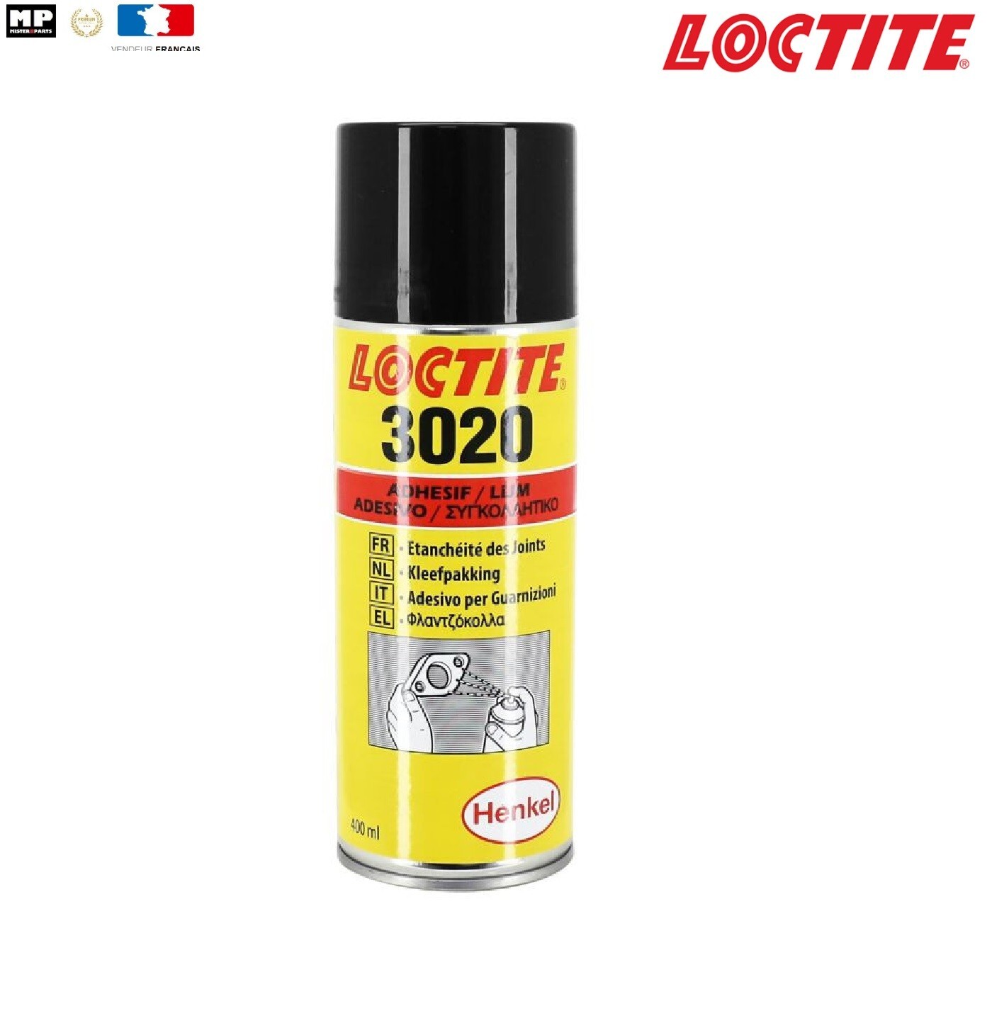 Loctite MR 3020 résine aérosol de 400 ml pour collage de joints