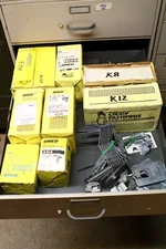 Erico Caddy Xtra Large Lot with HUNDREDS of Supports & Clips   GREAT VALUE 