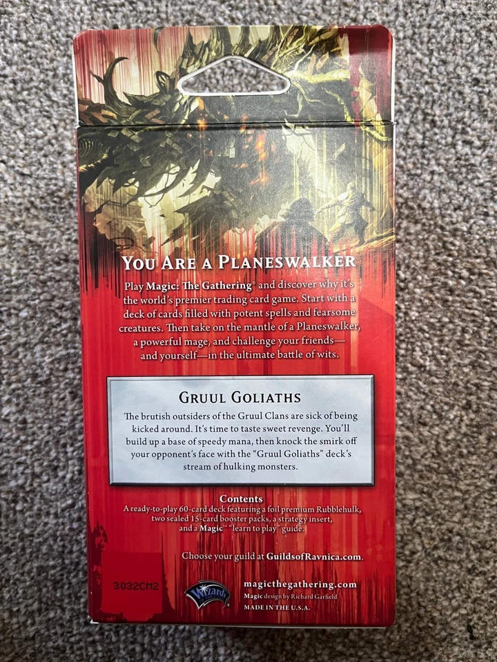 Magic the Gathering MTG Gruul Goliaths Gatecrash Intro Pack New Sealed - Image 2 of 3