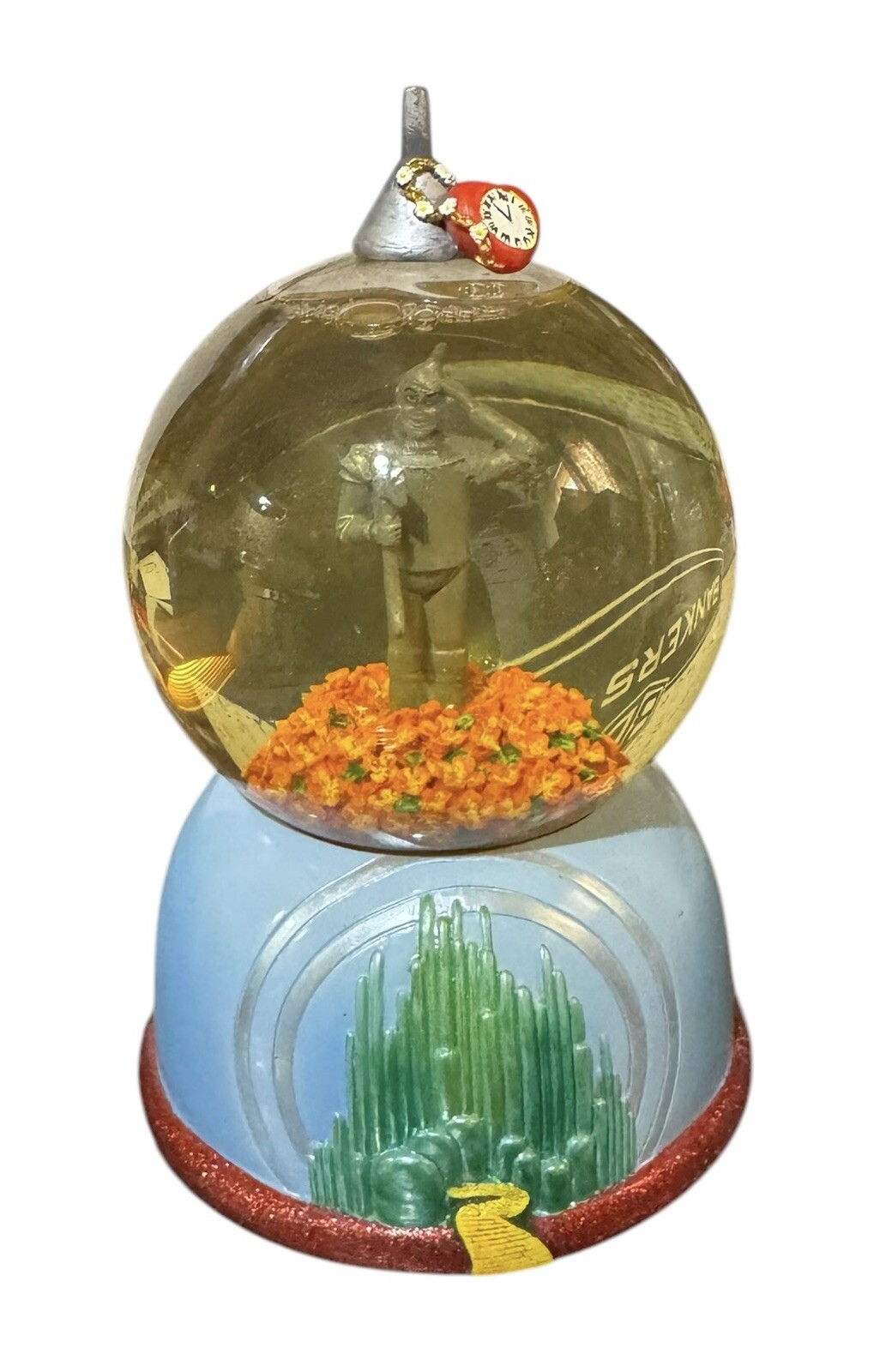 San Francisco Music Box Company Wizard Of Oz Tin Man Snow Globe WORKS san-francisco-music-box-company-wizard-of-oz-tin-man-snow-globe-works