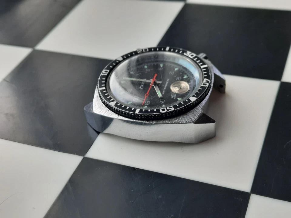 Watch RUHLA Chronograph Antimagnetic Vintage 1970s Manual Winding Made in GDR - Image 3 of 4