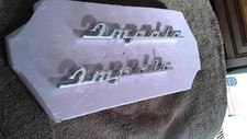 1960s 1960 Chevrolet Car Impala Fender Emblems Badges Trim Original Vintage