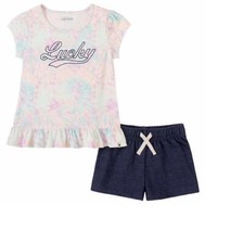 Lucky Brand Girl's 2 Piece Short Set More Colors Available