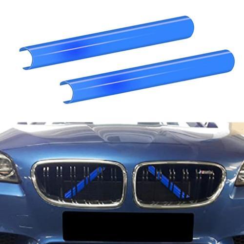 Front Grille V Bar Brace Wrap Cover Insert Trim Stripe For BMW F01 F10 F11 X1 X2