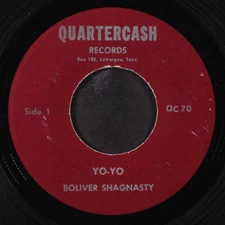 BOLIVER SHAGNASTY: yo-yo / tapping that thing QUARTERCASH 7" Single 45 RPM