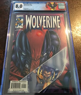Wolverine 155 - CGC 8.0 - Liefeld Cover - Custom Label