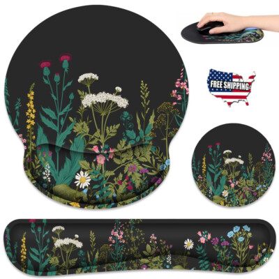 Ergonomic Mouse Pad with Wrist Rest and Keyboard Wrist Rest  for Gaming, Office