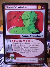 DBZ CCG DRAGON BALL Z PICCOLO'S WISDOM #107 LIMITED RARE NON-FOIL FRIEZA SAGA NM