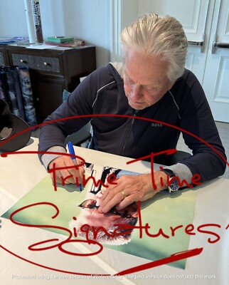 Michael Douglas Signed 12x18 Photo Falling Down Autograph Proof