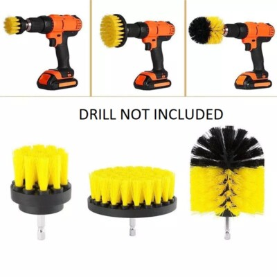 #ad 3PCS Drill Brush Power Scrubber Drill Attachments For Carpet Tile Grout Cleaning $7.95