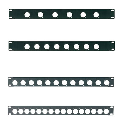 1U Gestell Panel vorgestanzte D-Typ Löcher Flughülle 19 Zoll Gestell 6 8 12 16 Löcher