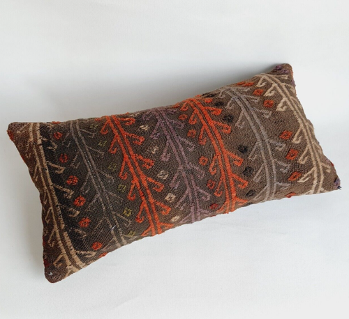 Kilim Pillow Cover, 12x24 in, Decorative Pillow, Turkish Pillow, Ethnic Pillow - Picture 9 of 9